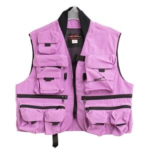 Simms VTG Womens Fishing Vest Purple Utility Fly Fishing Jacket‎ Angler Techwear
